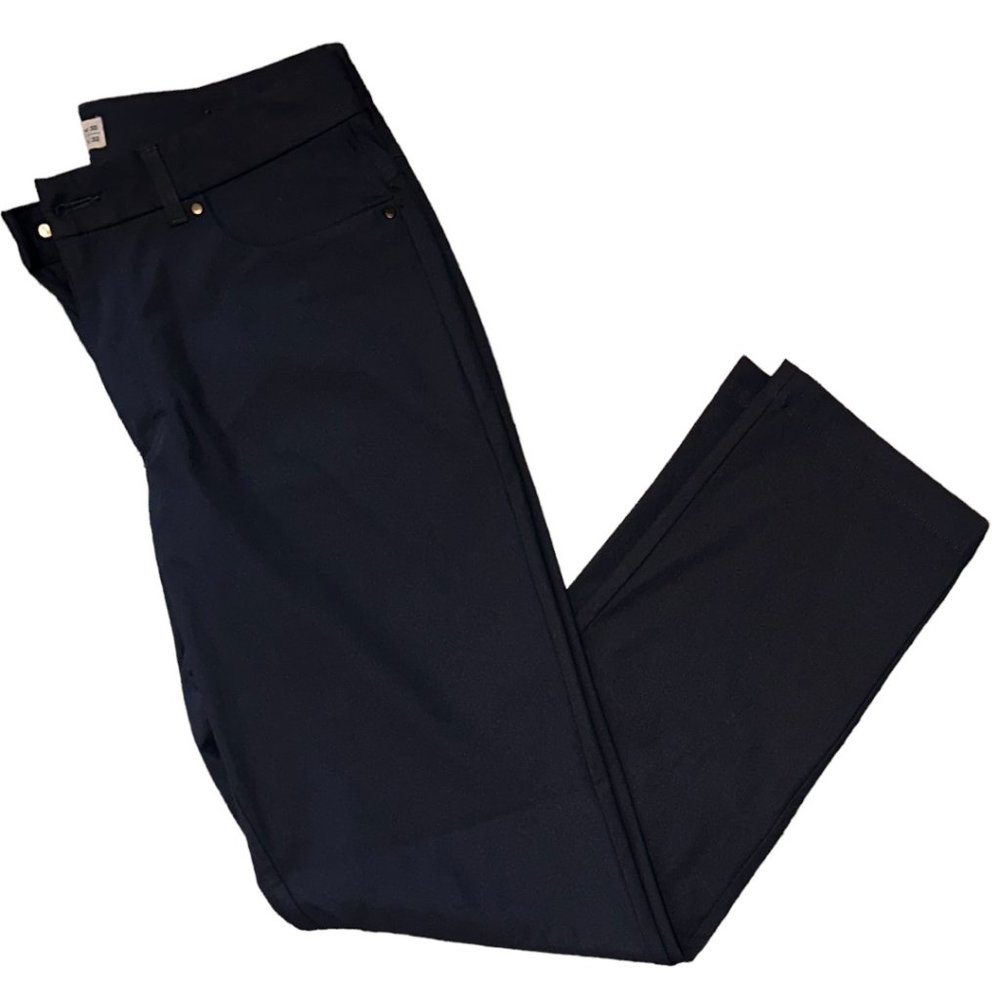 VRST Men's Commuter Slim Pant 5 Pocket Chino Performance Black 32x32 EUC